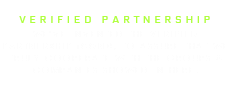 VERIFIED PARTNERSHIP WE'VE INVENTED THE VERIFIED PARTNERSHIP iCON©, TO ASSURE THAT WE TRULY COOPERATE WITH THE GROUPS & COMPANIES SHOWED IN HERE.